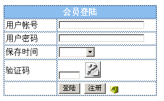 帝国CMS前台会员登陆表单的制作教程 第1张