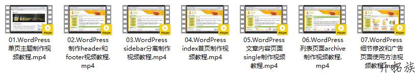 WordPress单页主题制作视频教程下载 第2张