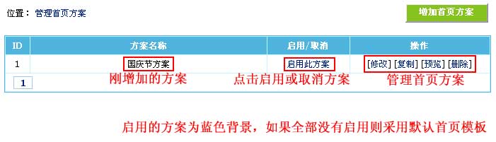 帝国CMS管理首页方案如何设置 第6张